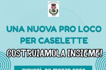 Una nuova Pro Loco per Caselette - Costruiamola Insieme!